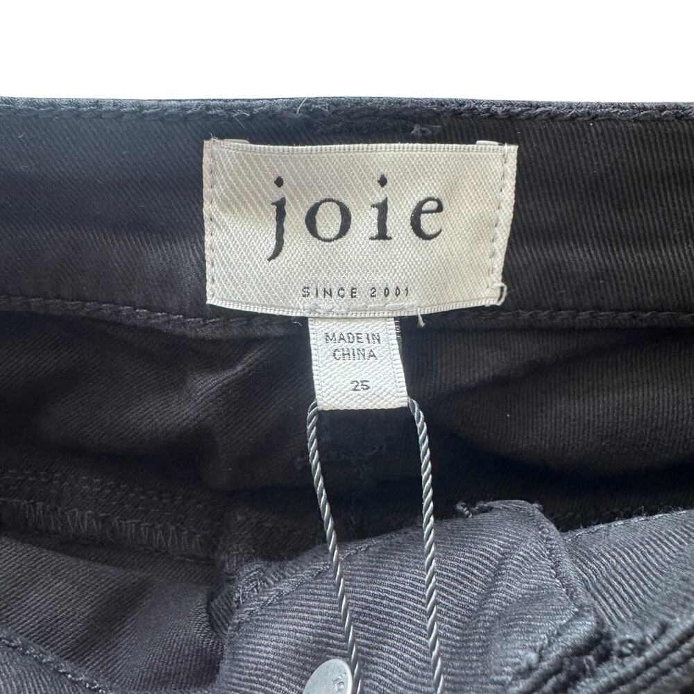 Joie Women's High Waisted Park Limited Edition Cargo Style Pant Black Size 25 - Picture 3 of 5